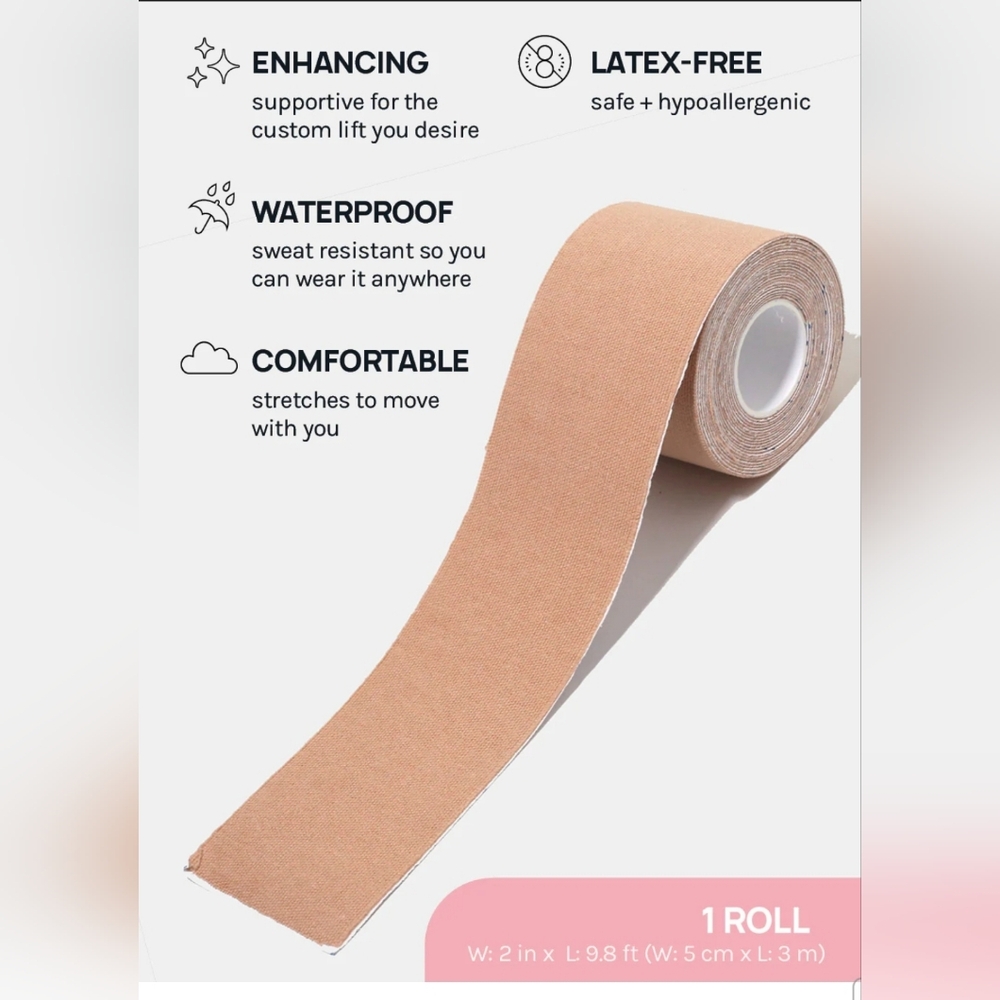 Boob Tape In Tan - 2" x 9.8' BNIB